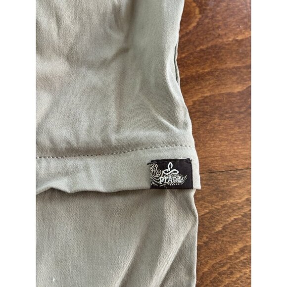 prAna - Women's Convertible Cargo Pants Dark Tan Size 8 Nylon Adjustable - Picture 3 of 8